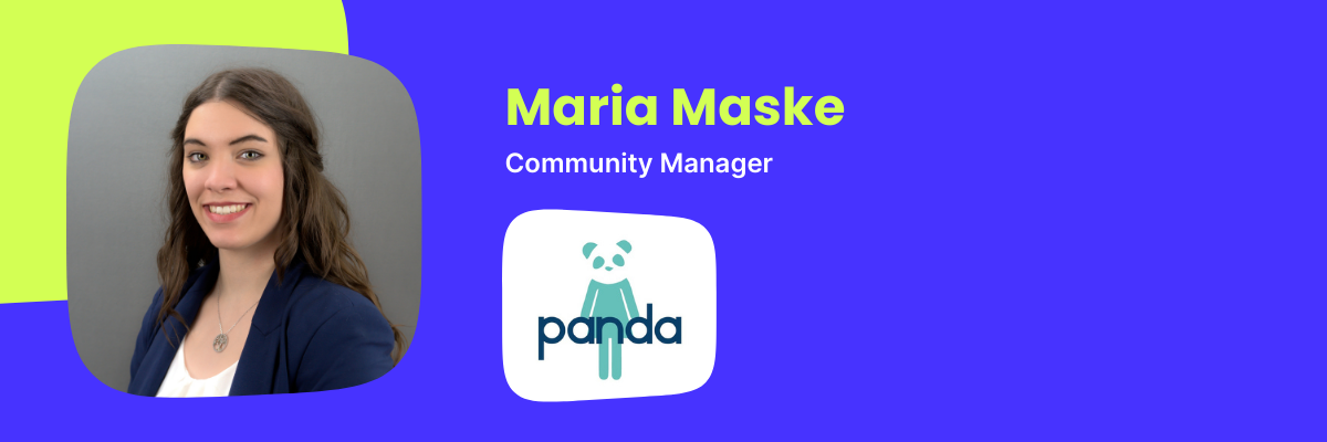 Maria Maske, Community Manager, PANDA
