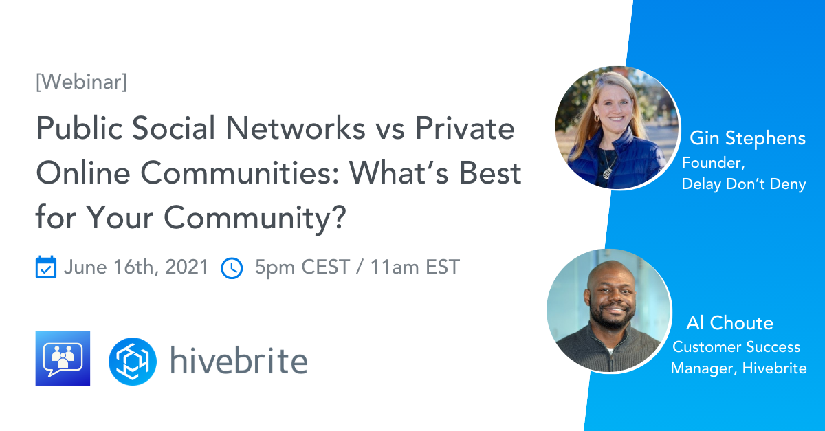 [Webinar Replay] Public Social Networks vs Private Online Communities