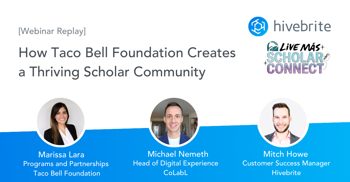 [inar Replay] How Taco Bell Foundation Creates a Thriving Scholar