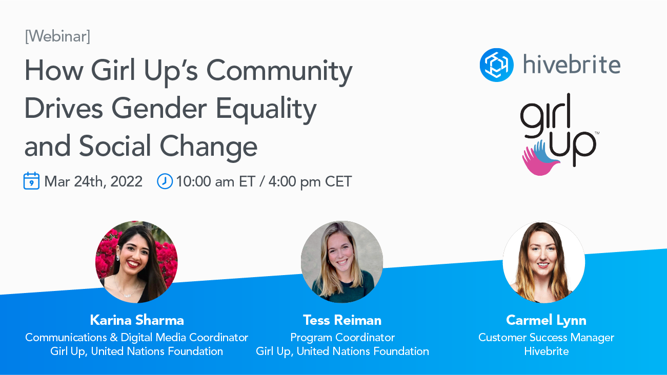[Webinar Replay] How Girl Up’s Community Drives Gender Equality and Social Change