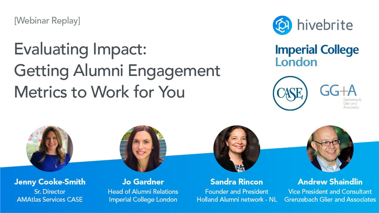 [Webinar Replay] Evaluating Metrics: Getting Alumni Engagement Metrics to Work for You